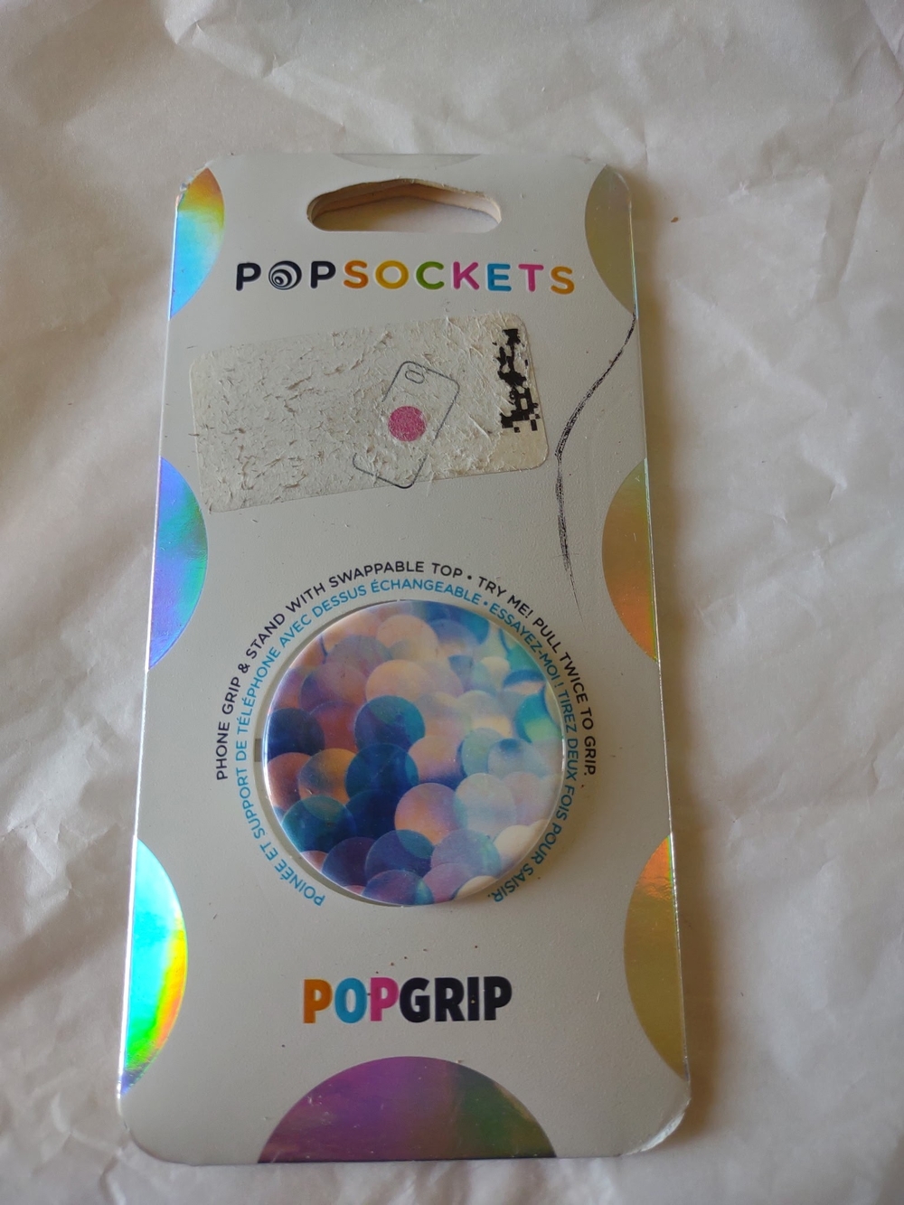 PopSocket PopGrip Phone Grip in Pastel Blue, Pink, Purple